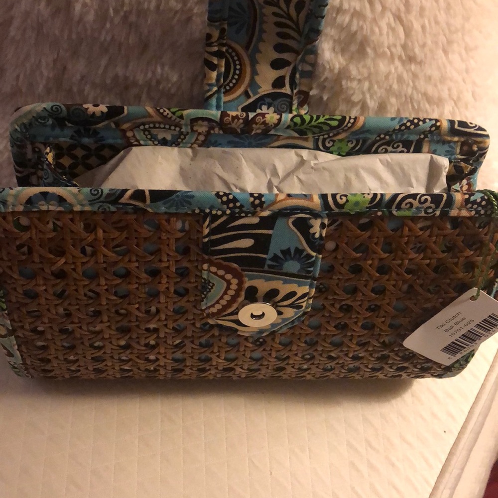 NWT Vera Bradley Tiki Clutch Wedding, vacation, beach, photo shoot honeymoon - Picture 6 of 11